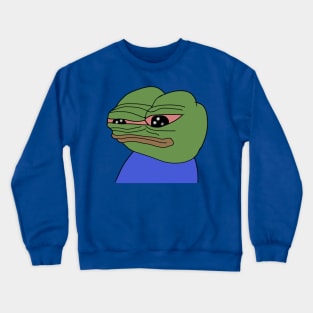 Red Eyes Pepe no Sleep Crewneck Sweatshirt